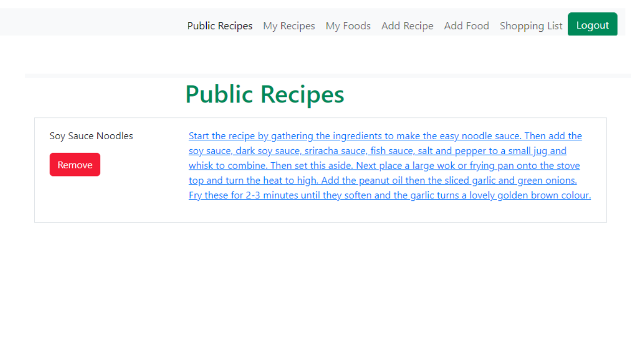 Project Recipe App Image 4